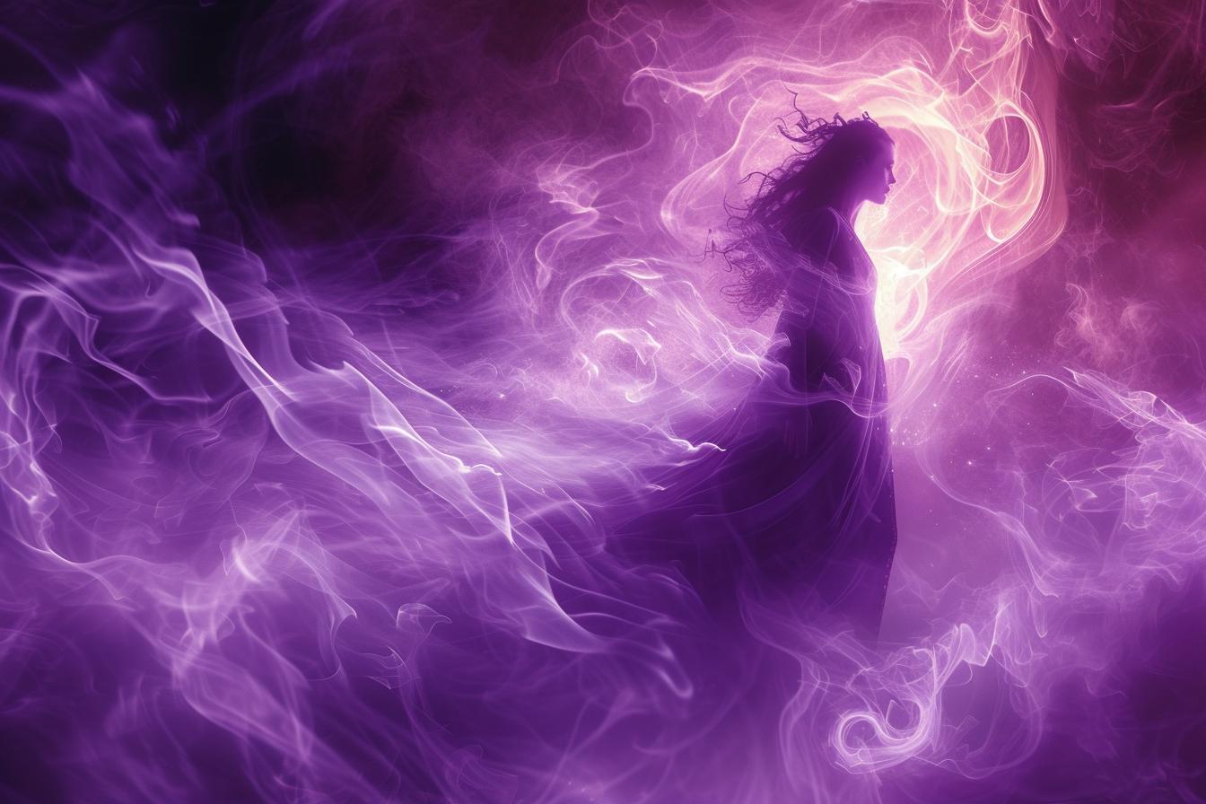 Flamme violette de Saint-Germain : transmutation et enseignements